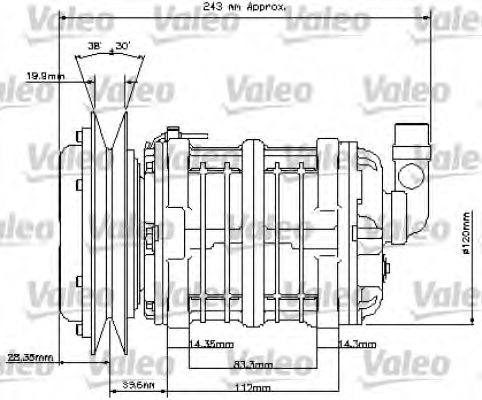 VALEO 815829 Compressor, air conditioning